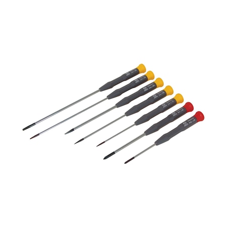 C.K Tools Precision Screwdriver Slotted/PH Set Of 7 T4883X